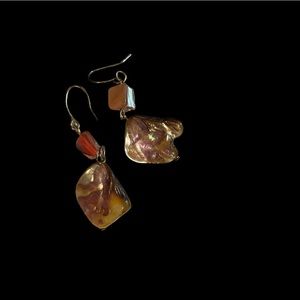 Mother of pearl drop earrings